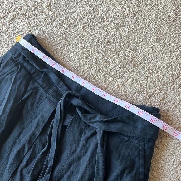 Free People Black Mini to Maxi Faux Wrap Skirt - Picture 6 of 9